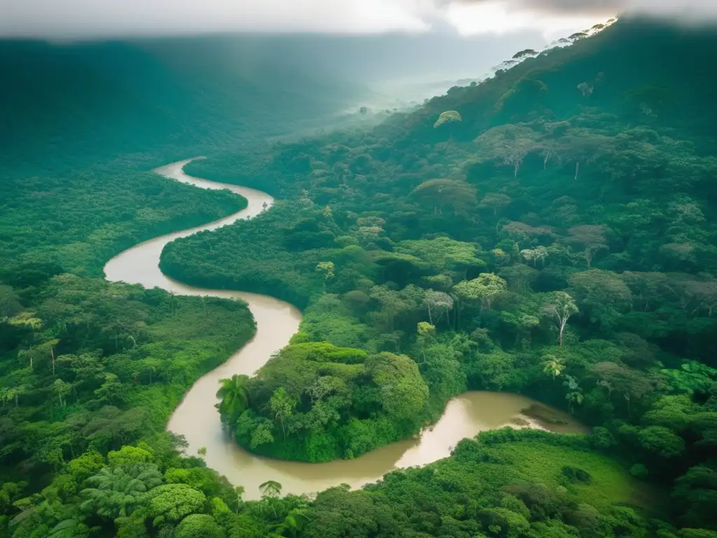 Desde lo alto, la exuberante selva latinoamericana revela su belleza mientras soldados patrullan