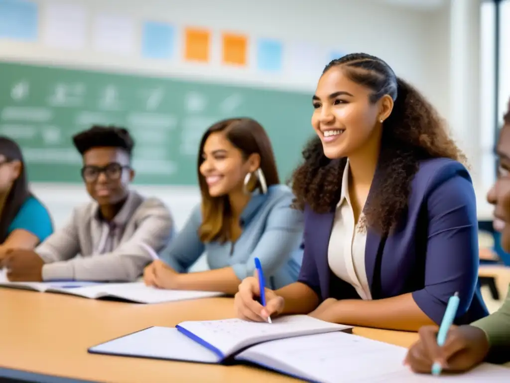 Un ambiente vibrante y moderno de tutorías especializadas en álgebra elemental