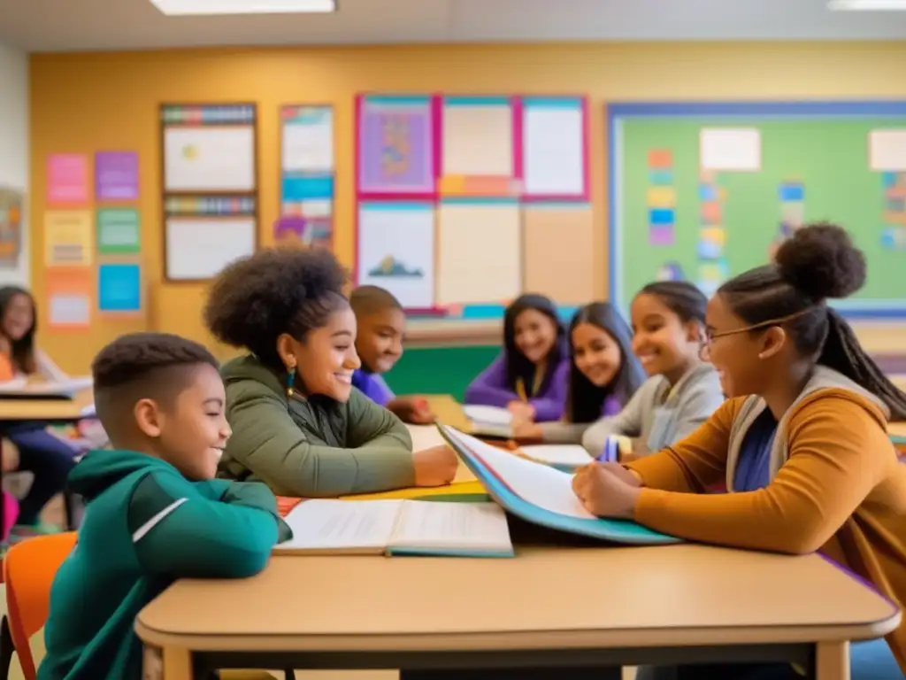 Un aula vibrante y diversa se despliega ante nosotros