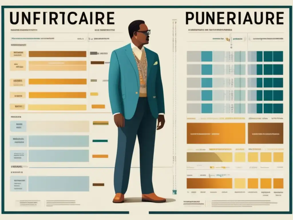 Un complejo diagrama de cuadro de Punnett mostrando patrones de herencia genética con combinaciones y probabilidades