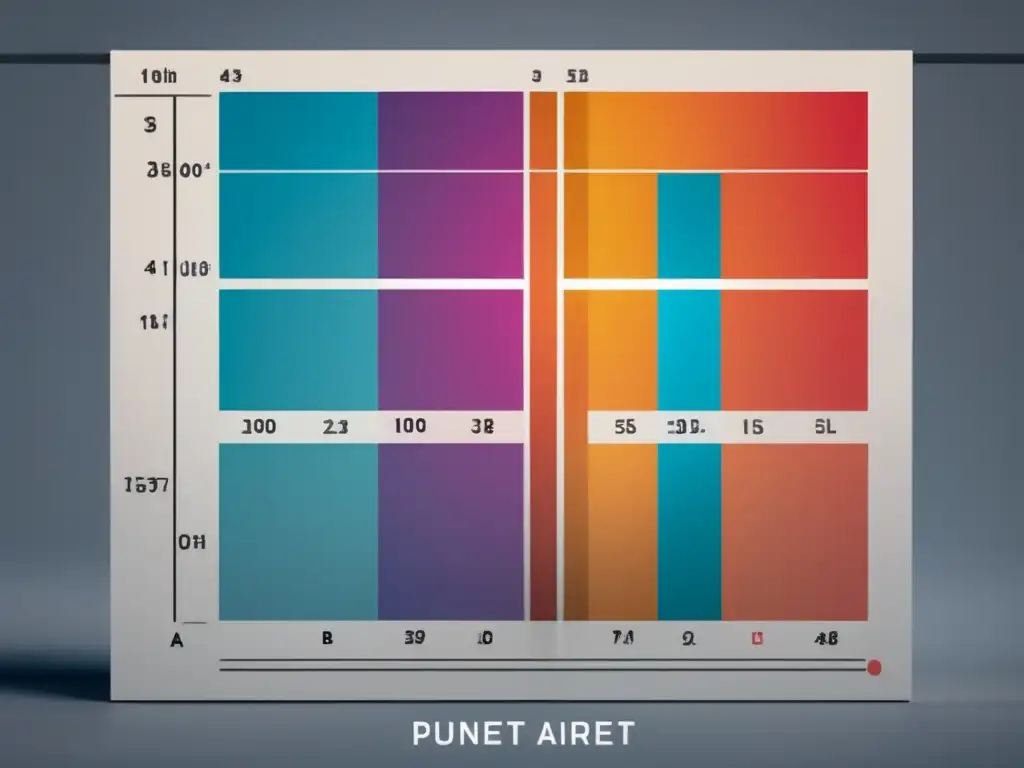 Un detallado diagrama de cuadrado de Punnett, mostrando patrones de herencia y transmisión de rasgos genéticos