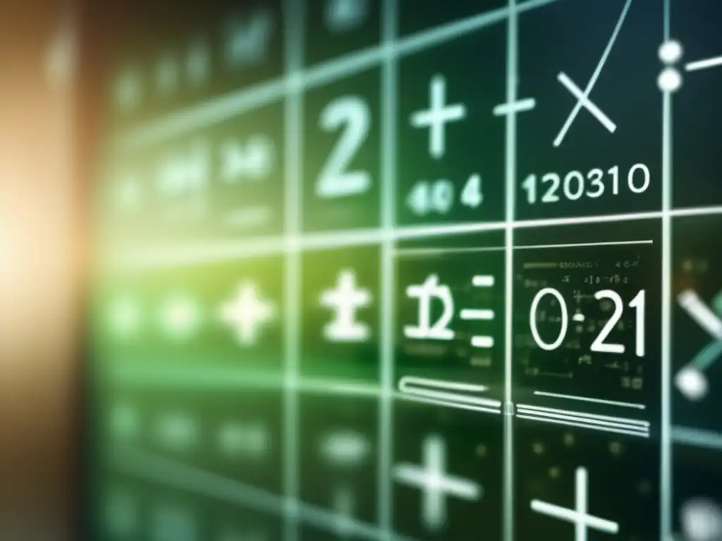 Un elegante y sofisticado retrato matemático en vidrio, resaltando la interacción entre matrices y determinantes