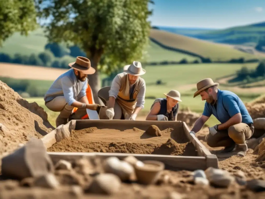 Un equipo de grandes arqueólogos descubre la historia europea en un sitio antiguo, con tecnología moderna