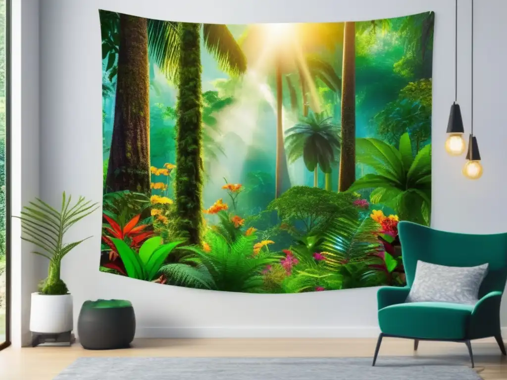 Un exuberante y cautivador bosque tropical llena la pantalla