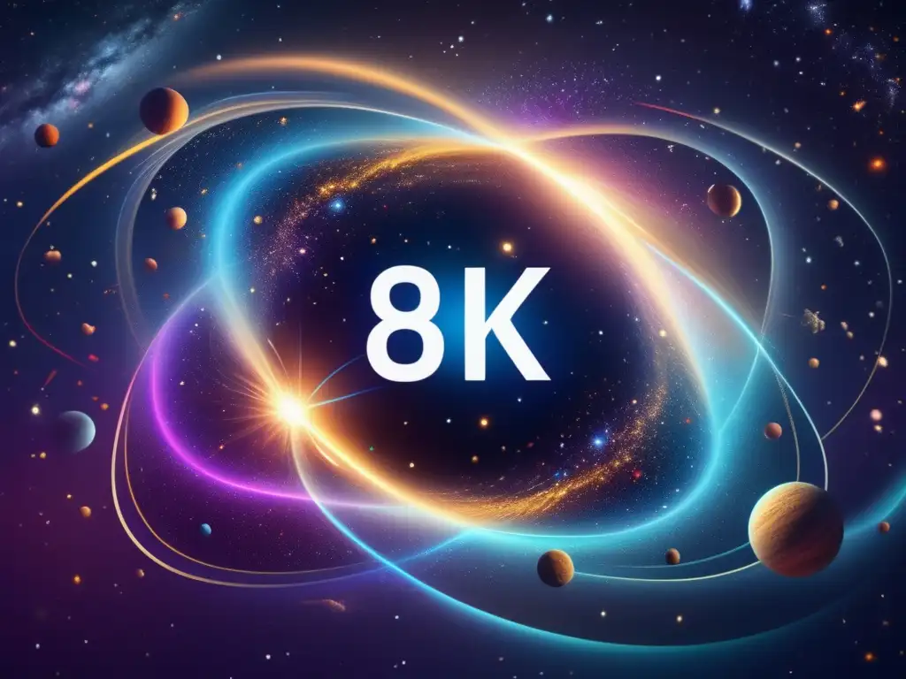 Un fascinante universo despliega su belleza en una imagen de 8K ultradetallada