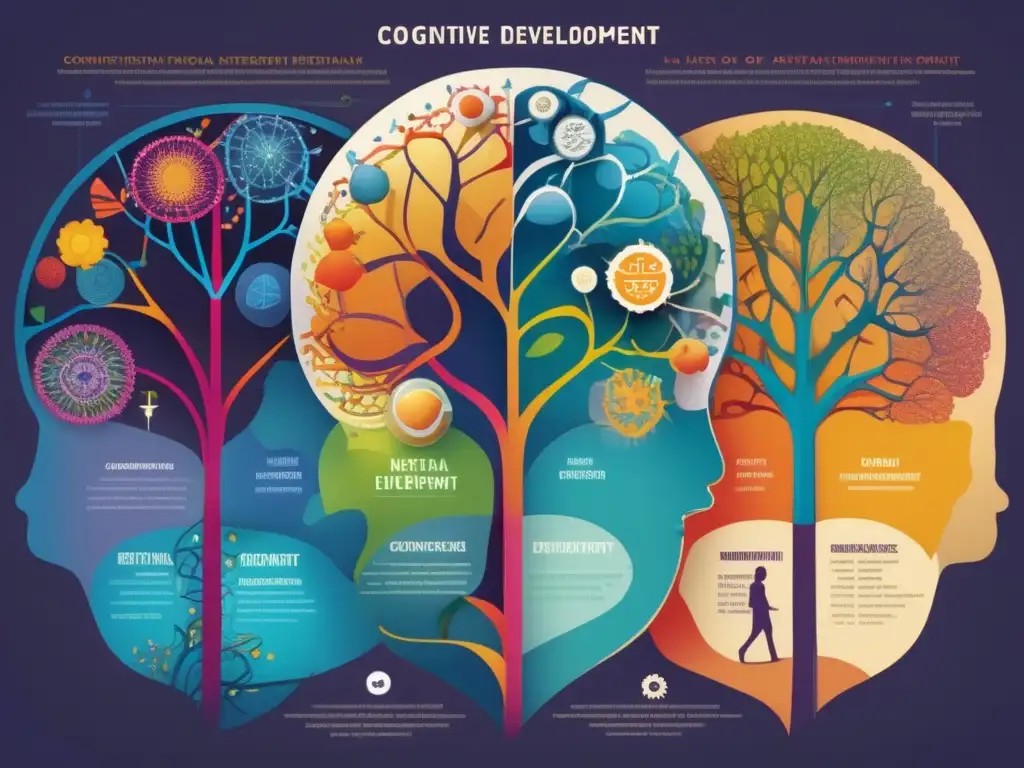 Un fascinante viaje visual a través de las etapas del desarrollo cognitivo en acciones mentales