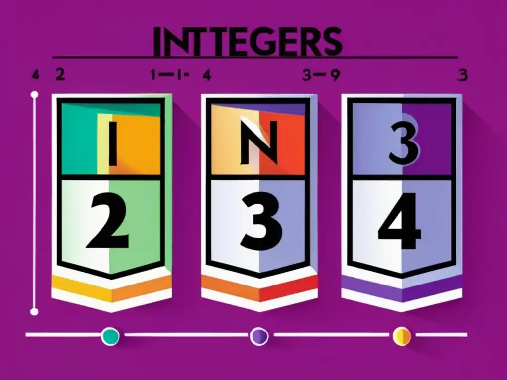 Una imagen cautivadora que muestra las diferencias entre números enteros, racionales e irracionales