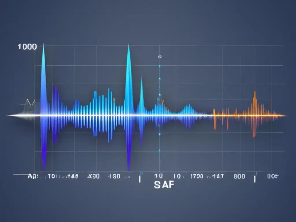 Una imagen impactante muestra el concepto de series de Fourier, modelando señales y funciones complejas con precisión y belleza