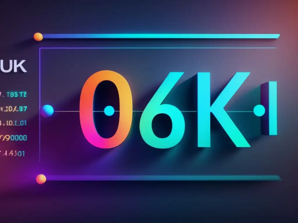 Una imagen 8K impresionante muestra una ecuación matemática moderna en una pantalla digital