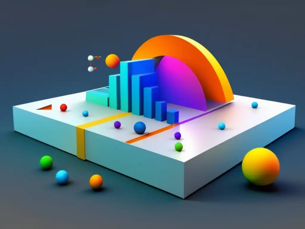 Una imagen vívida y moderna que muestra la aplicación de vectores en física