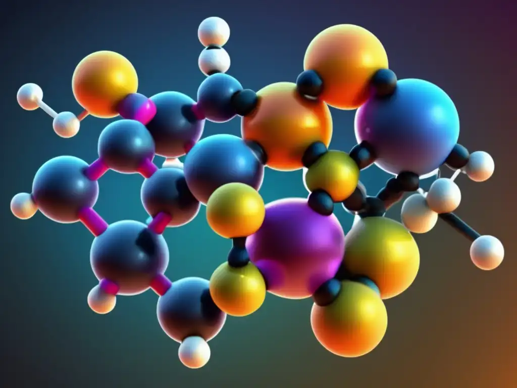 La importancia bioquímica de los carbohidratos cobra vida en una imagen vibrante y detallada de una molécula de glucosa