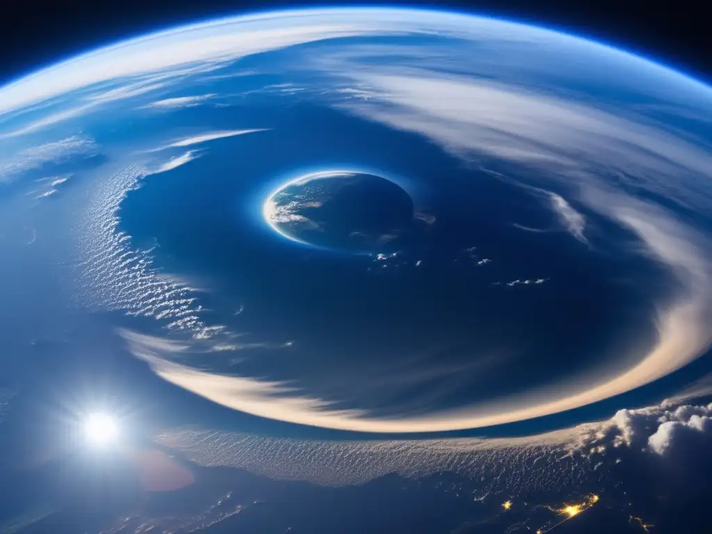 La importancia de la capa de ozono se refleja en esta imagen impresionante de la Tierra vista desde el espacio