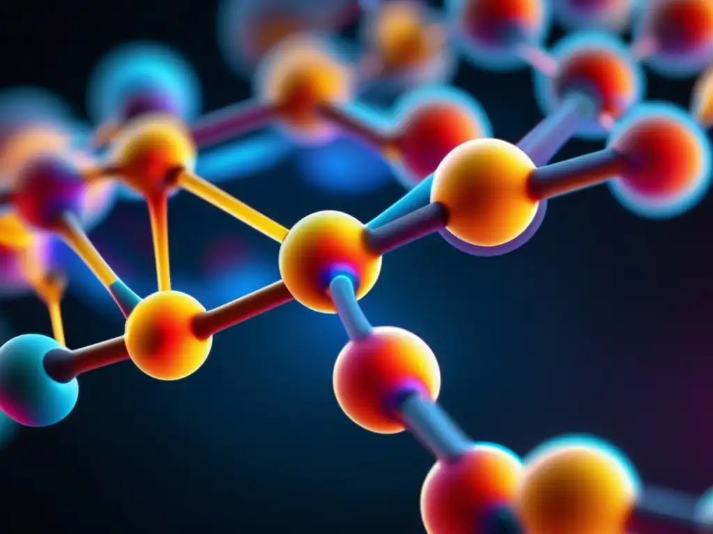 La importancia de la resonancia en moléculas cobra vida en esta imagen ultradetallada de una estructura molecular vibrante en 8k