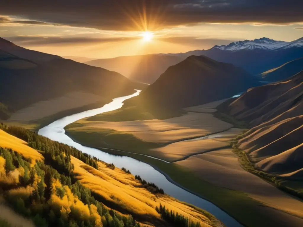 Una impresionante imagen de alta resolución del paisaje agreste a lo largo de la ruta de la expedición Lewis y Clark en el Oeste Americano