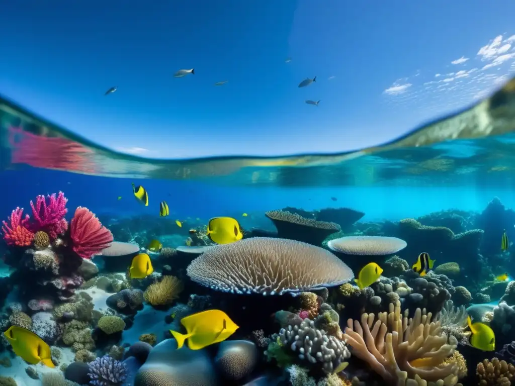 Un impresionante retrato captura la belleza sutil del océano, mostrando los efectos de la acidificación oceánica