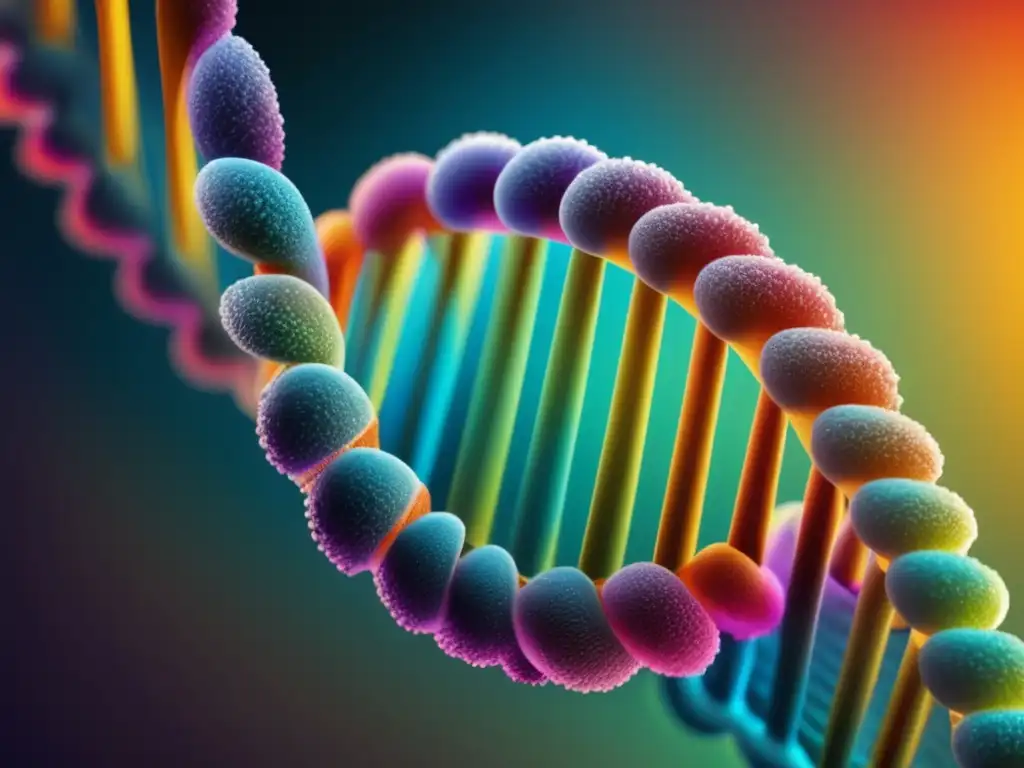 Una increíble imagen en alta resolución muestra la estructura del ADN, resaltando sus componentes