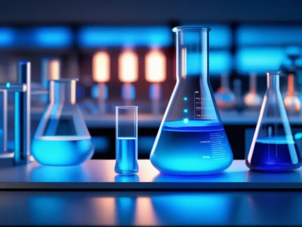 Un laboratorio de precisión: descubre la química de vanguardia Un laboratorio ultradetallado en 8k, con diseño moderno y elegante